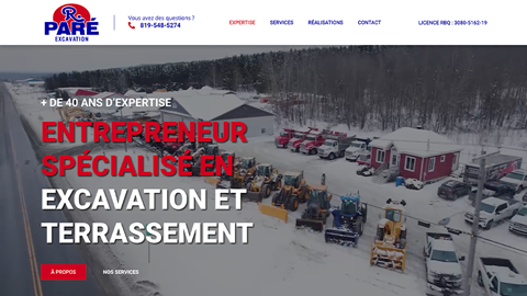 R PARÉ EXCAVATION INC 