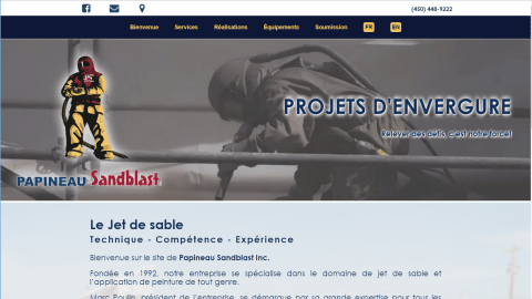 PAPINEAU SABLAGE AU JET INC PAPINEAU SANDBLAST INC