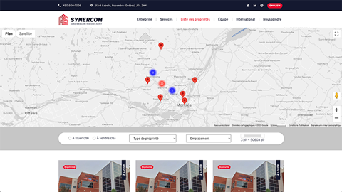SERVICES IMMOBILIERS SYNERCOM INC